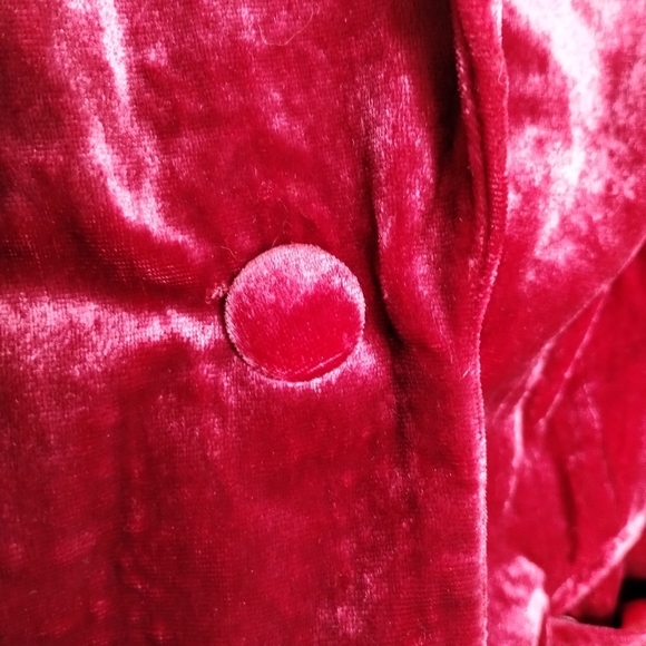 Torrid Red Velvet Classic Blazer Women's Size 0X - Picture 3 of 7